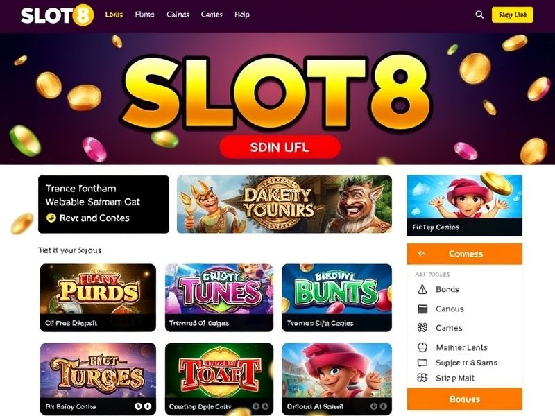 Welcome to slot8.com – your ultimate destination for thrilling online slots, live casino games, exclusive bonuses, and secure gambling experiences. Play now and join thousands of players worldwide.